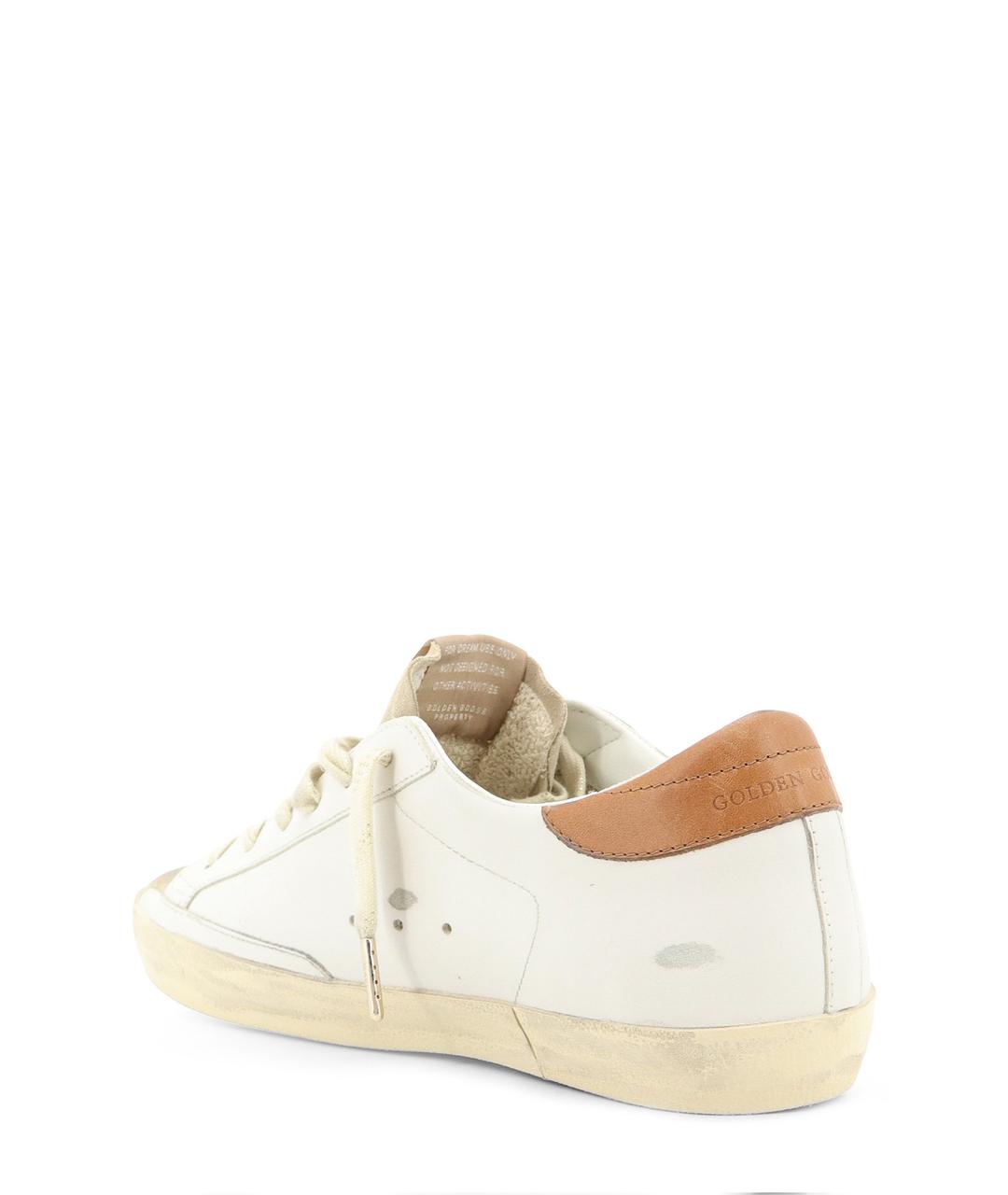 GOLDEN GOOSE Белые кожаные кеды, фото 3