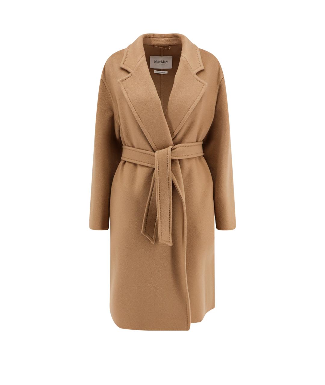 MAX MARA Бежевое кашемировое пальто, фото 1