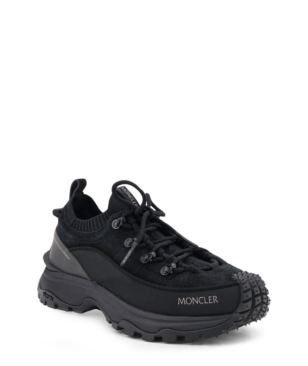 MONCLER Черные кроссовки, фото 2