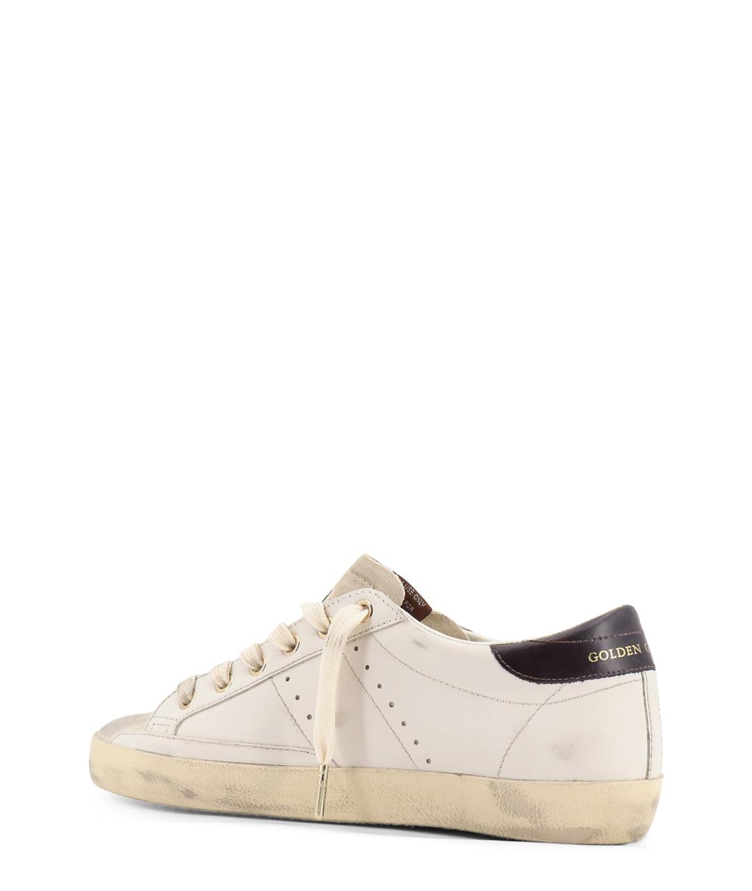 GOLDEN GOOSE Белые кожаные кеды, фото 3