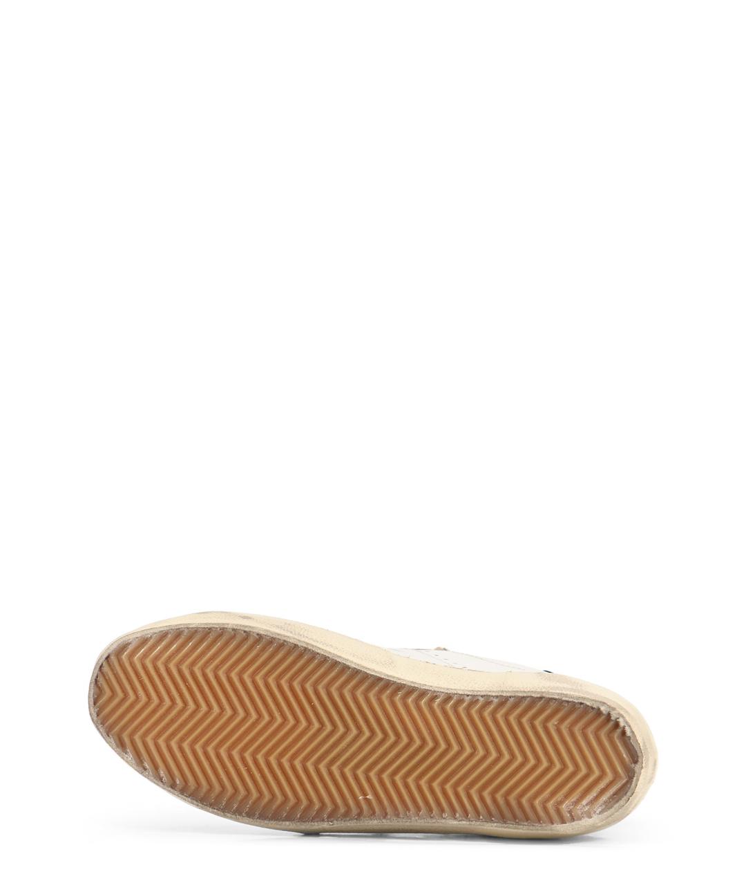 GOLDEN GOOSE Белые кожаные кеды, фото 4