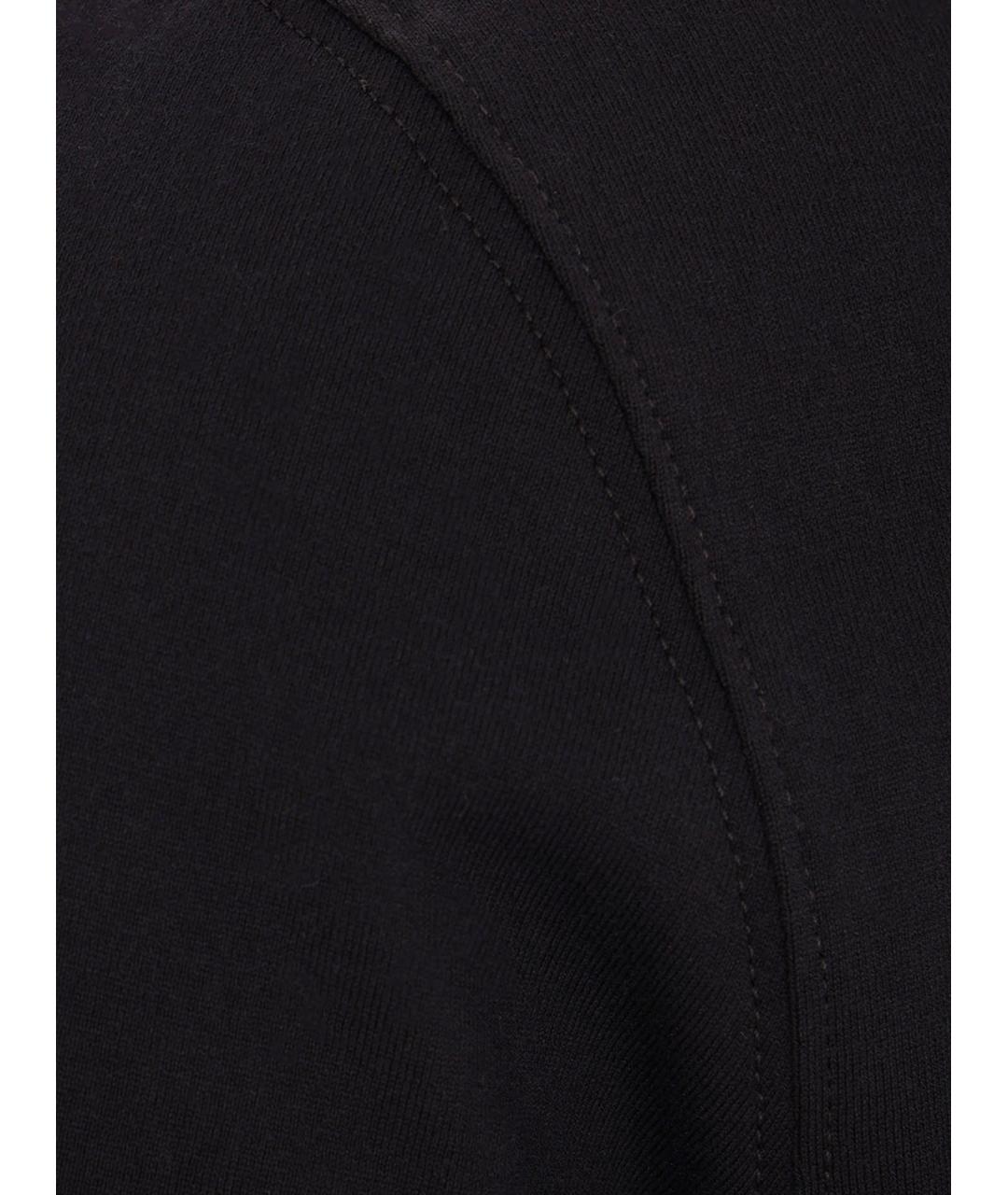 BRUNELLO CUCINELLI Черная хлопковая футболка, фото 3