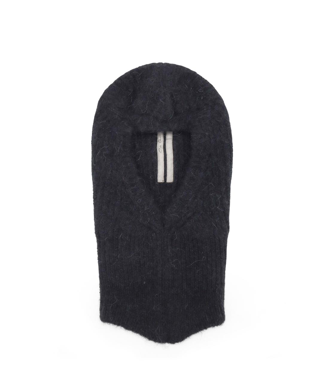 RICK OWENS Черная шерстяная шапка, фото 1