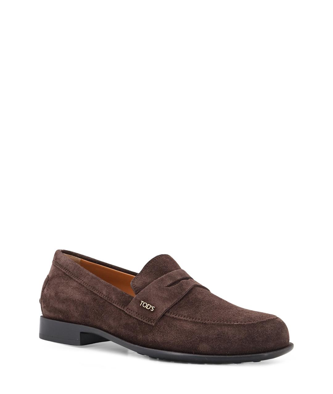 TOD'S Коричневые лоферы, фото 2