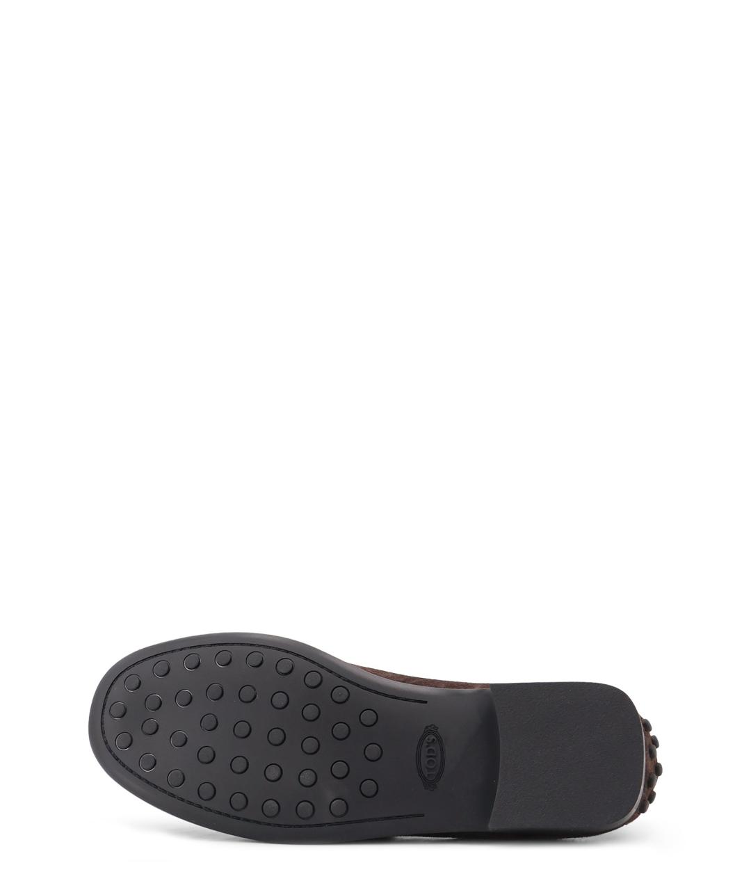 TOD'S Коричневые лоферы, фото 4