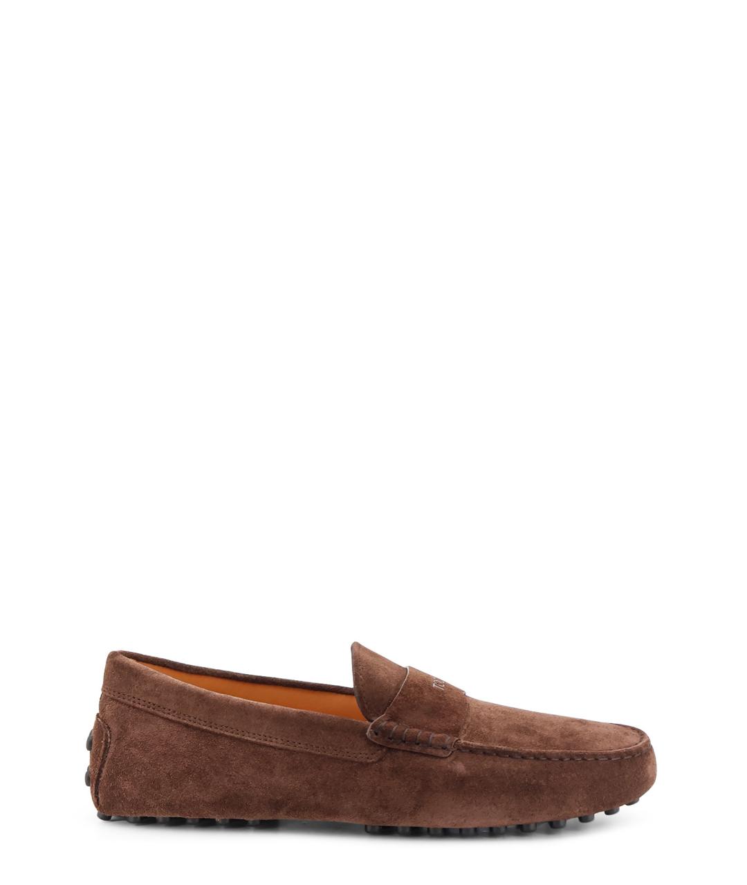 TOD'S Коричневые лоферы, фото 1