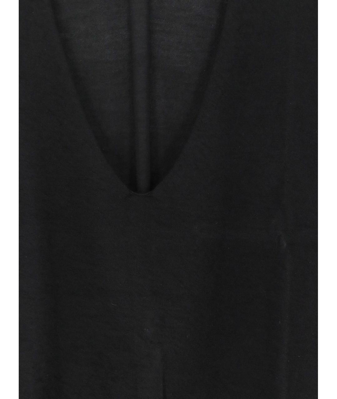 RICK OWENS Черный шерстяной джемпер / свитер, фото 3