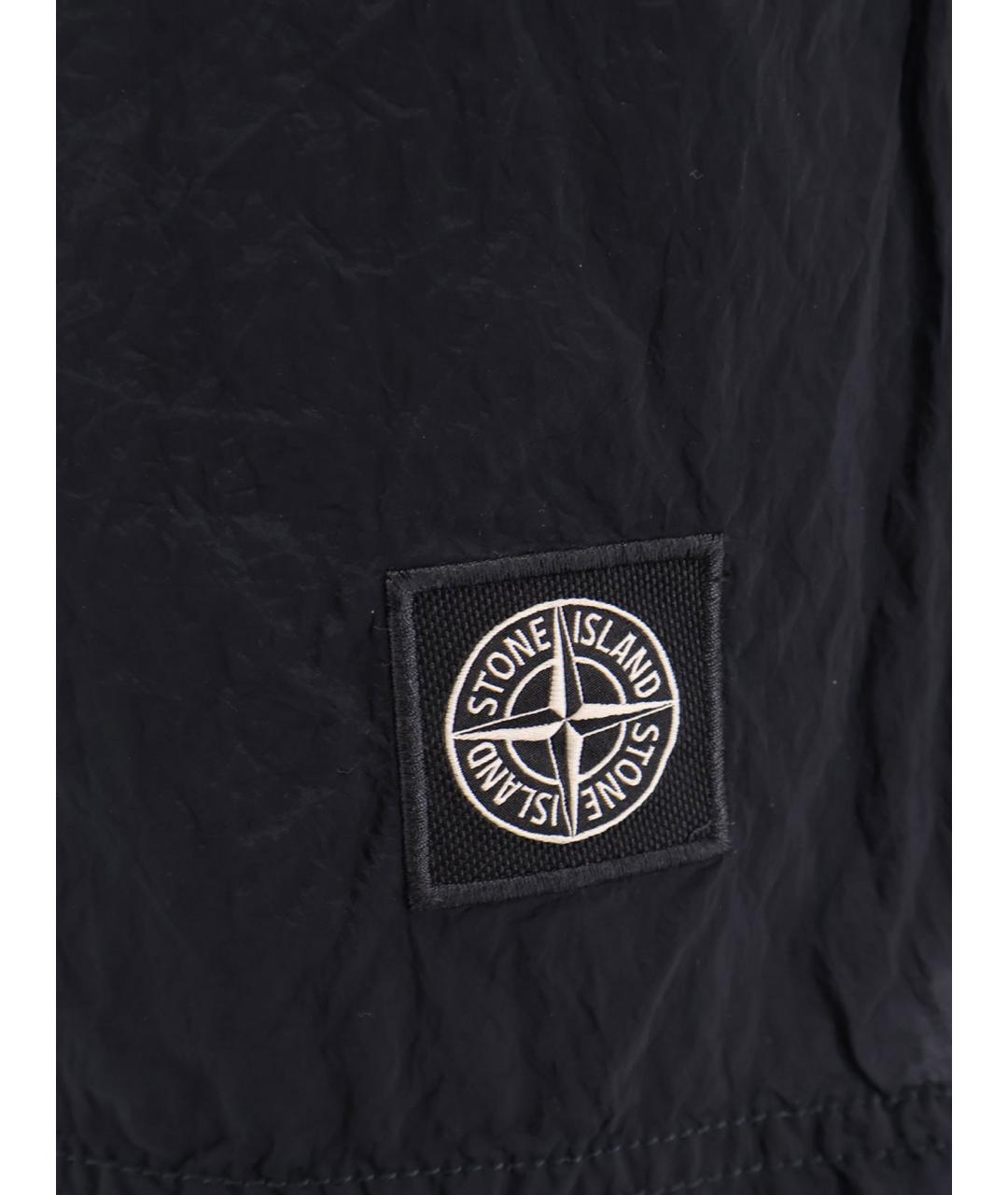 STONE ISLAND Синие полиамидовые плавки, фото 3