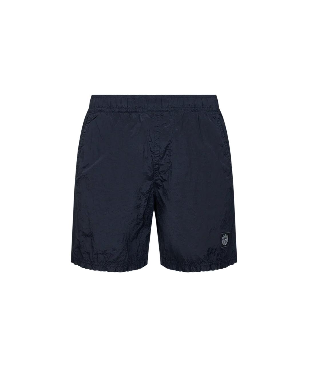 STONE ISLAND Синие полиамидовые плавки, фото 1