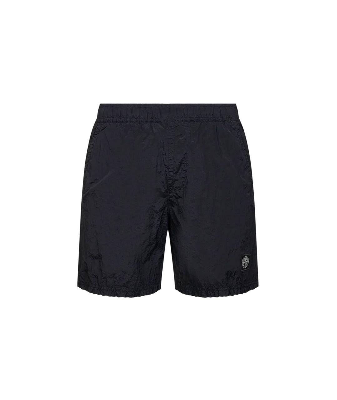 STONE ISLAND Черные плавки, фото 1