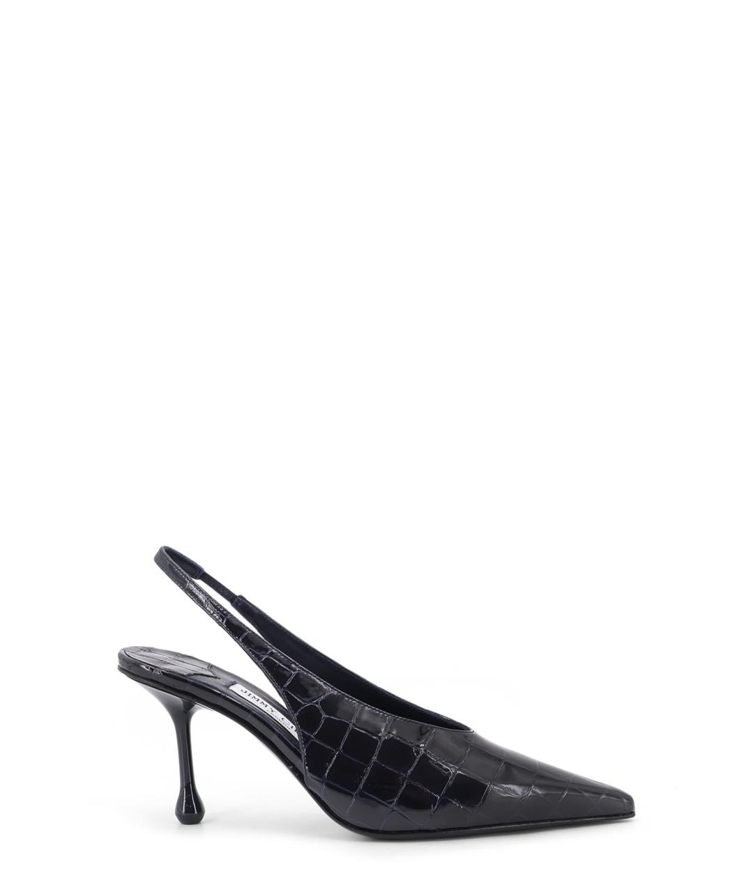 JIMMY CHOO Черные кожаные туфли, фото 1