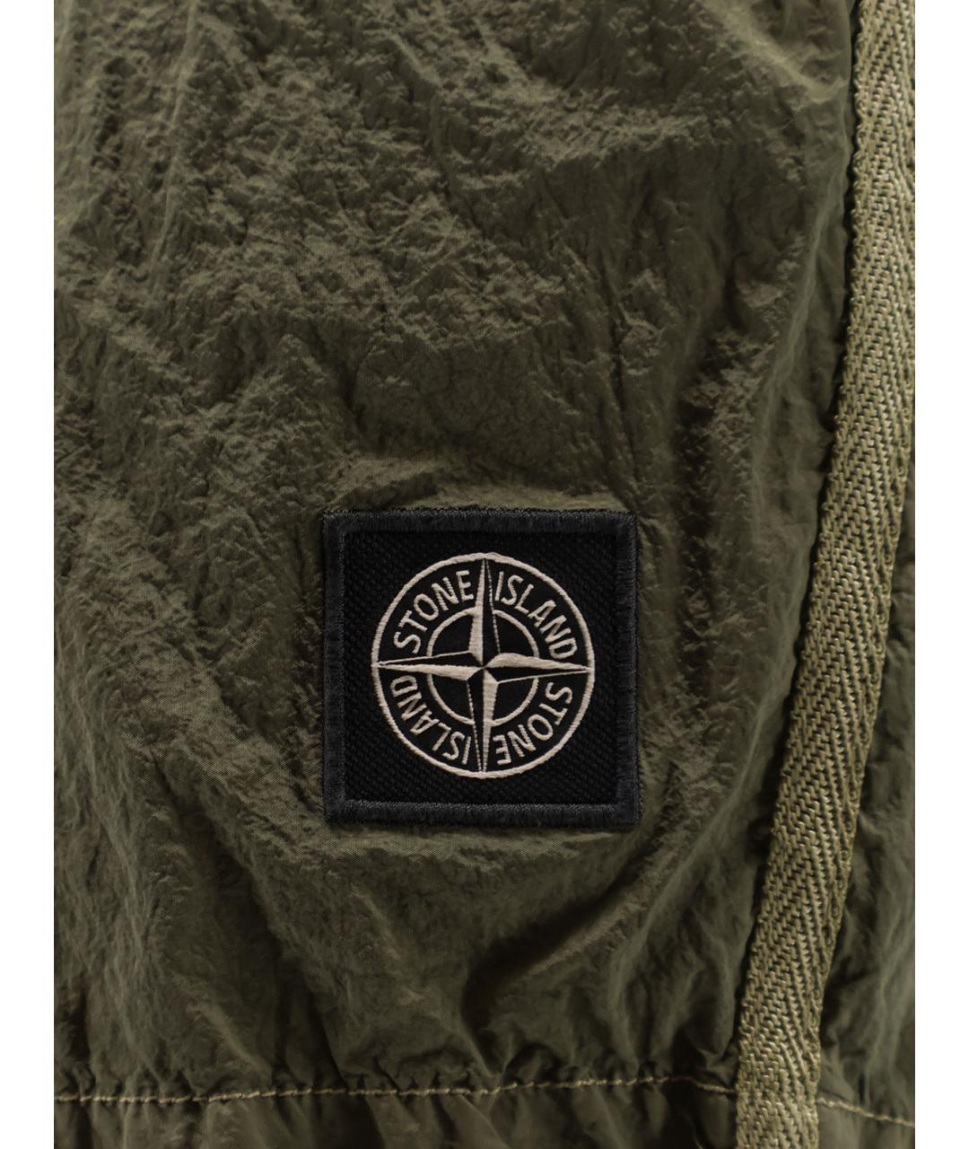 STONE ISLAND Хаки плавки, фото 3