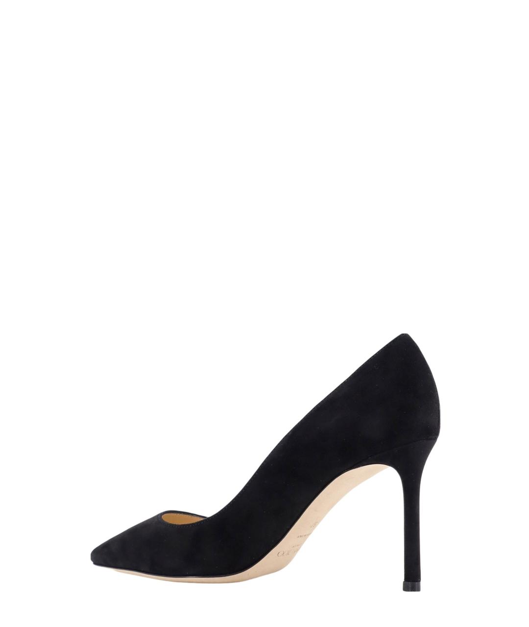JIMMY CHOO Черные замшевые туфли, фото 3