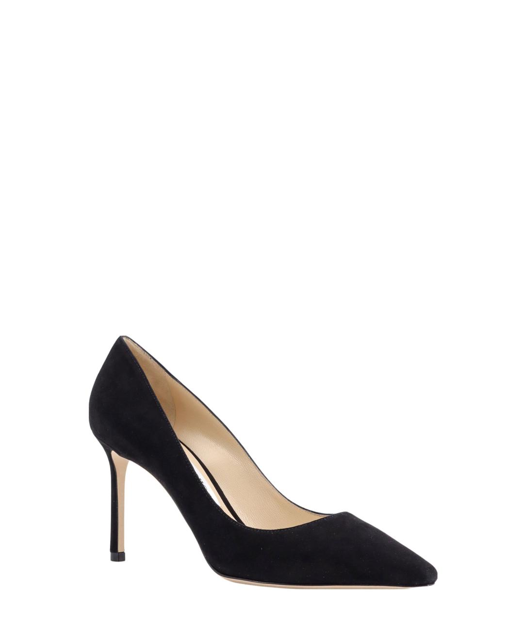 JIMMY CHOO Черные замшевые туфли, фото 2