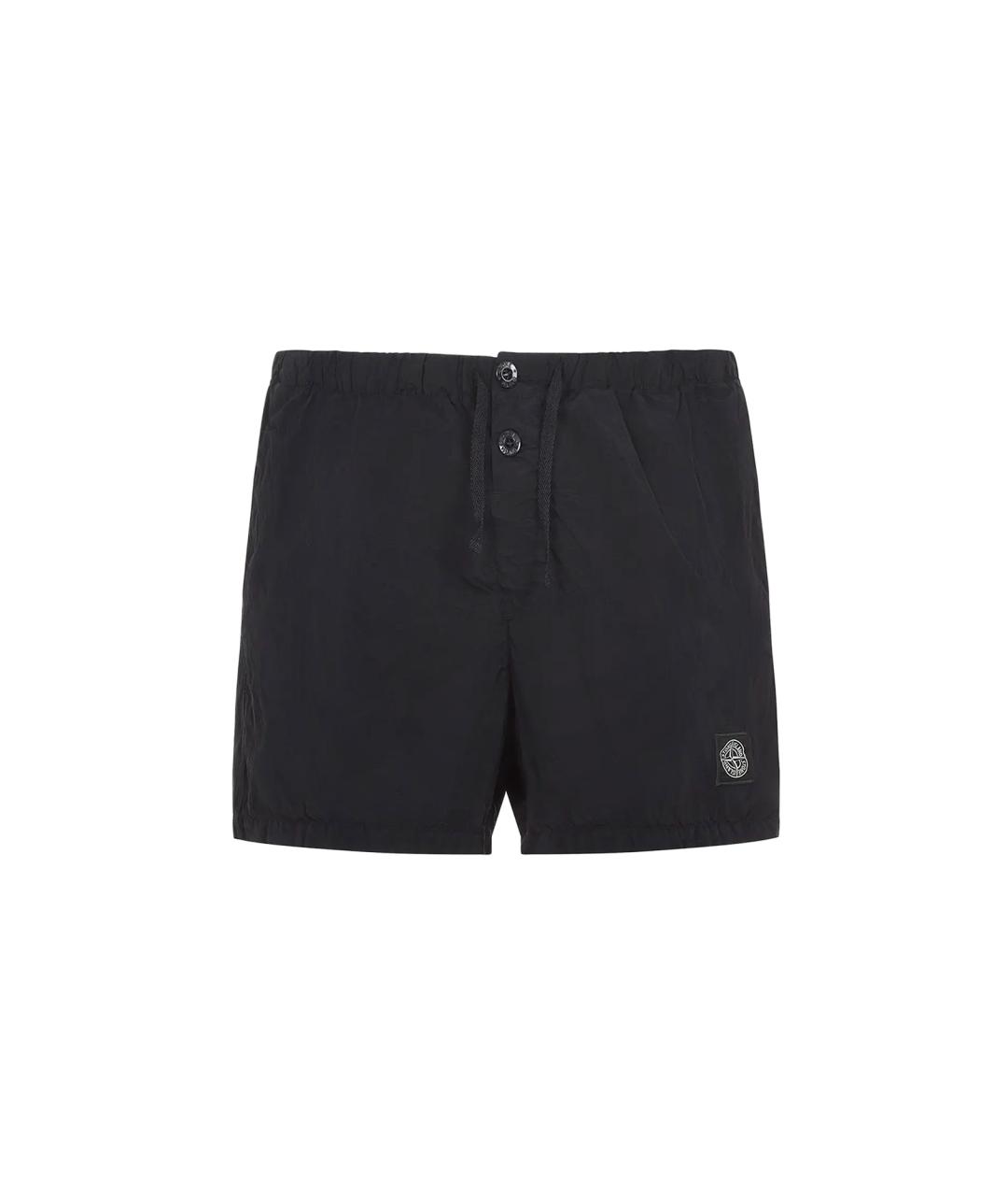 STONE ISLAND Черные плавки, фото 1