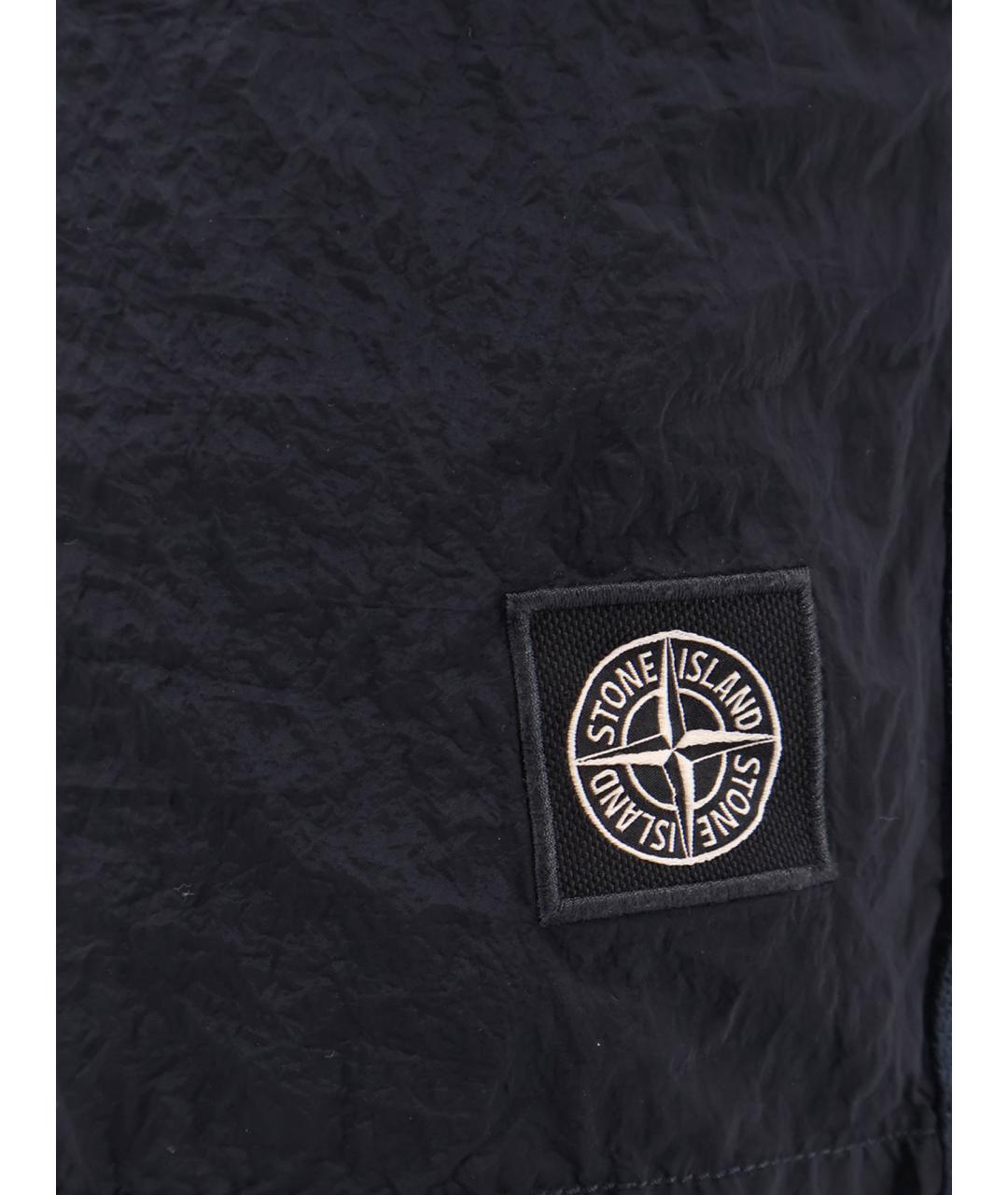 STONE ISLAND Синие полиамидовые плавки, фото 3