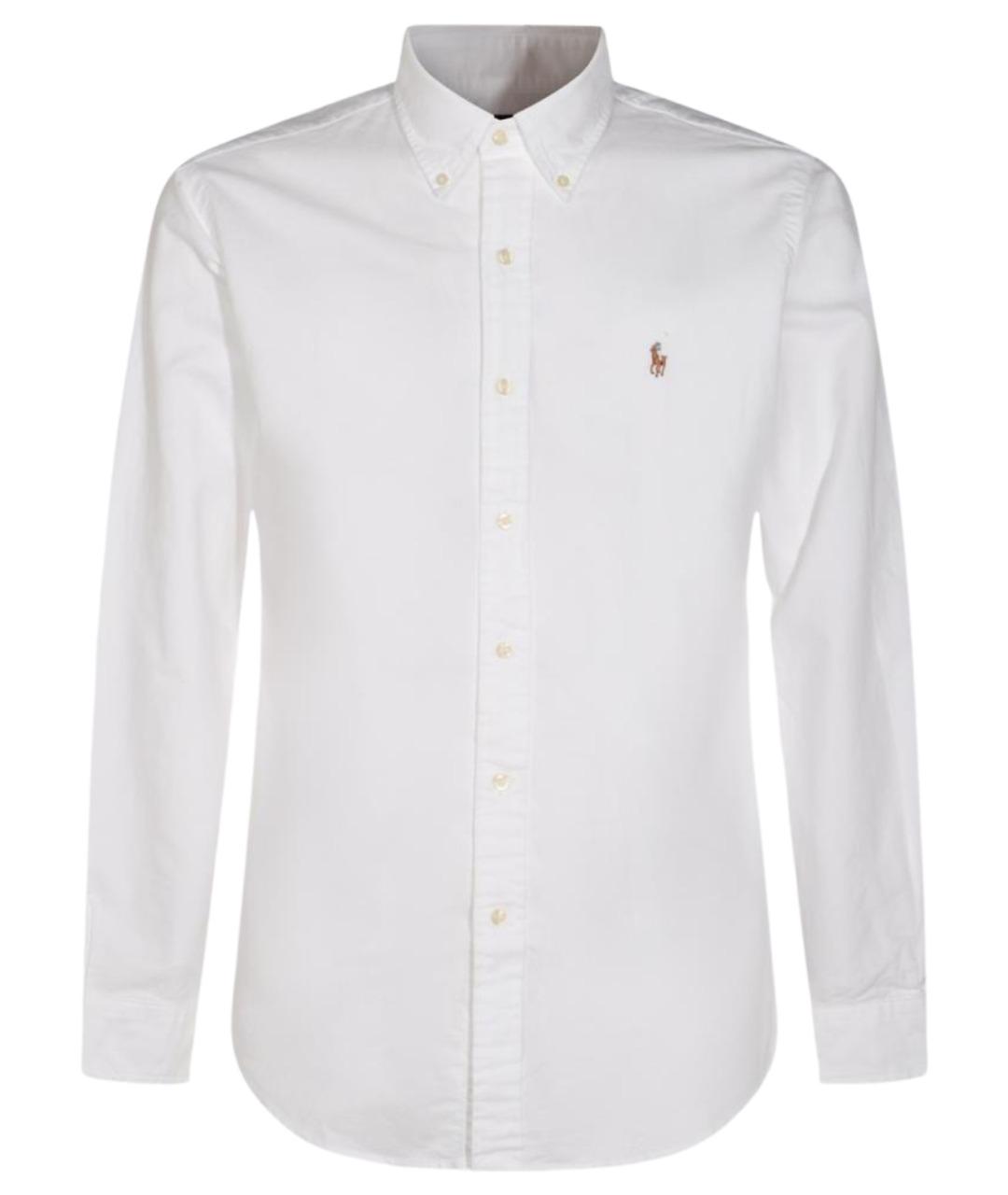 POLO RALPH LAUREN Белая хлопковая кэжуал рубашка, фото 1