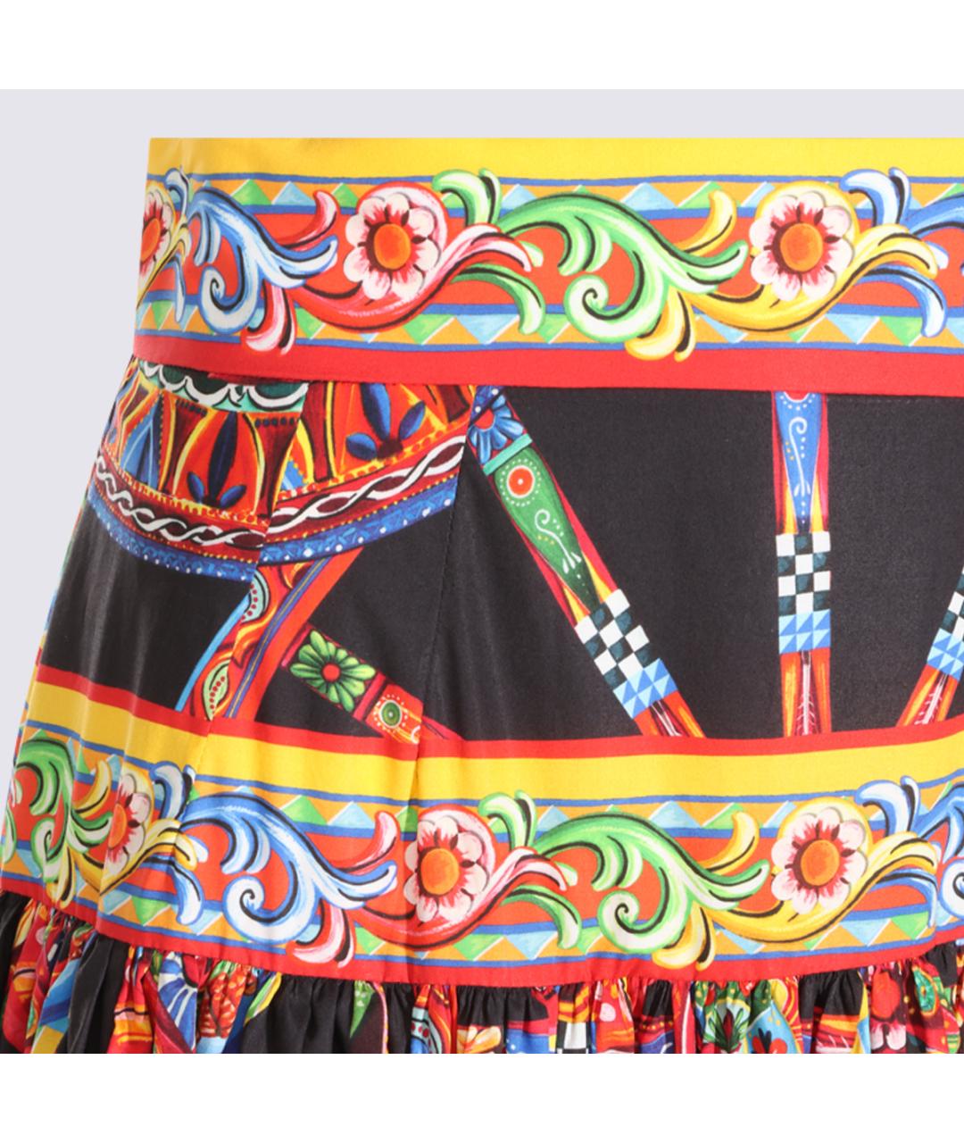 DOLCE&GABBANA Хлопковая юбка макси, фото 3