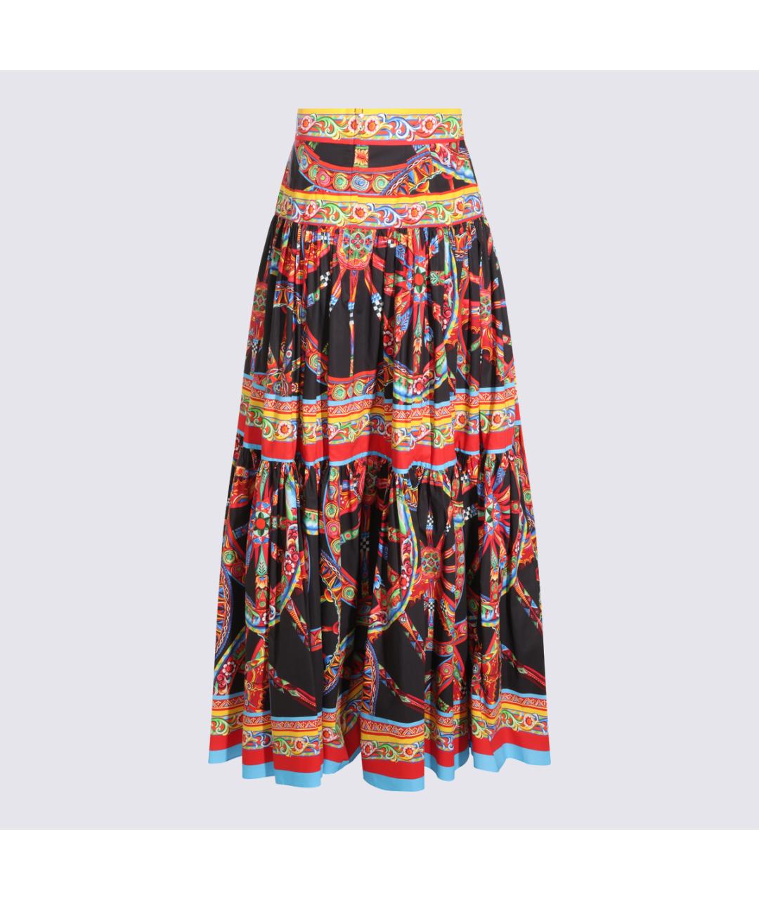 DOLCE&GABBANA Хлопковая юбка макси, фото 2