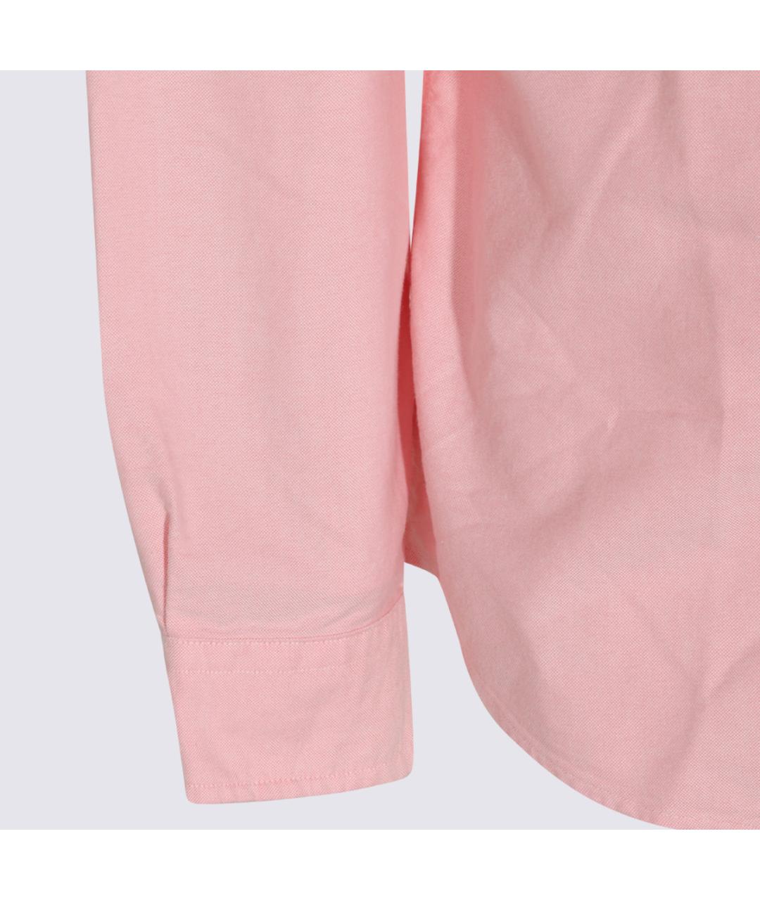 POLO RALPH LAUREN Розовая хлопковая кэжуал рубашка, фото 4