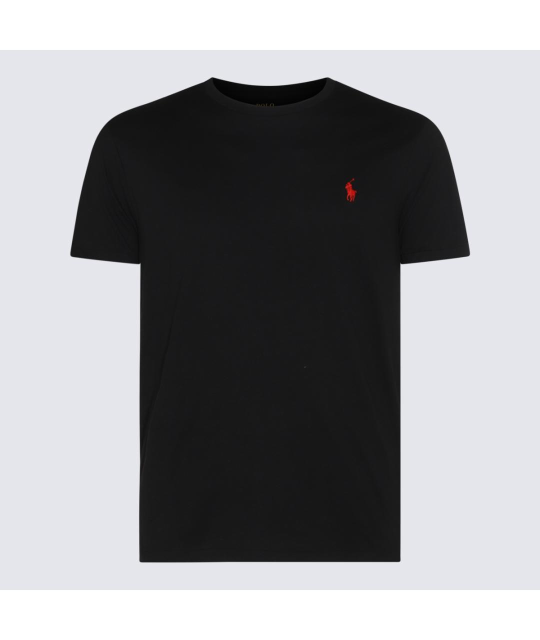 POLO RALPH LAUREN Черная хлопковая футболка, фото 3