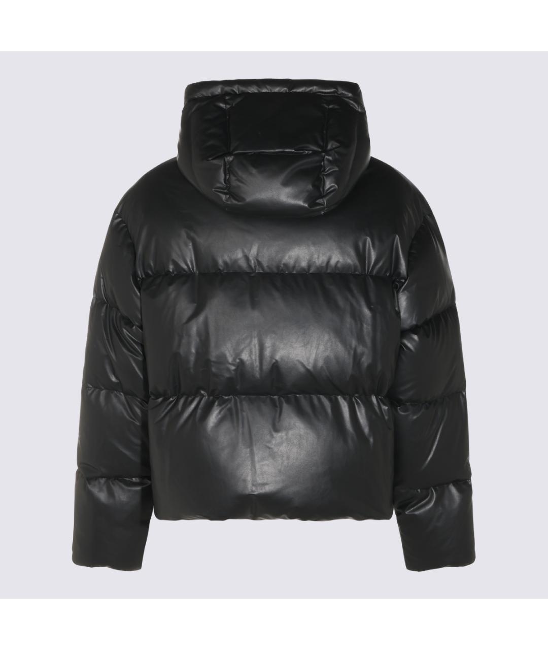 MM6 MAISON MARGIELA Черная полиамидовая куртка, фото 2