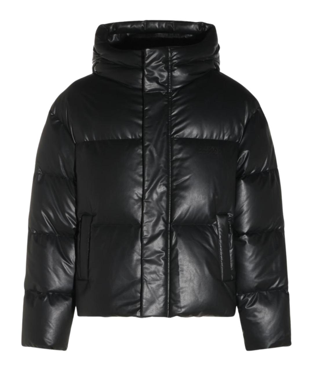 MM6 MAISON MARGIELA Черная полиамидовая куртка, фото 1