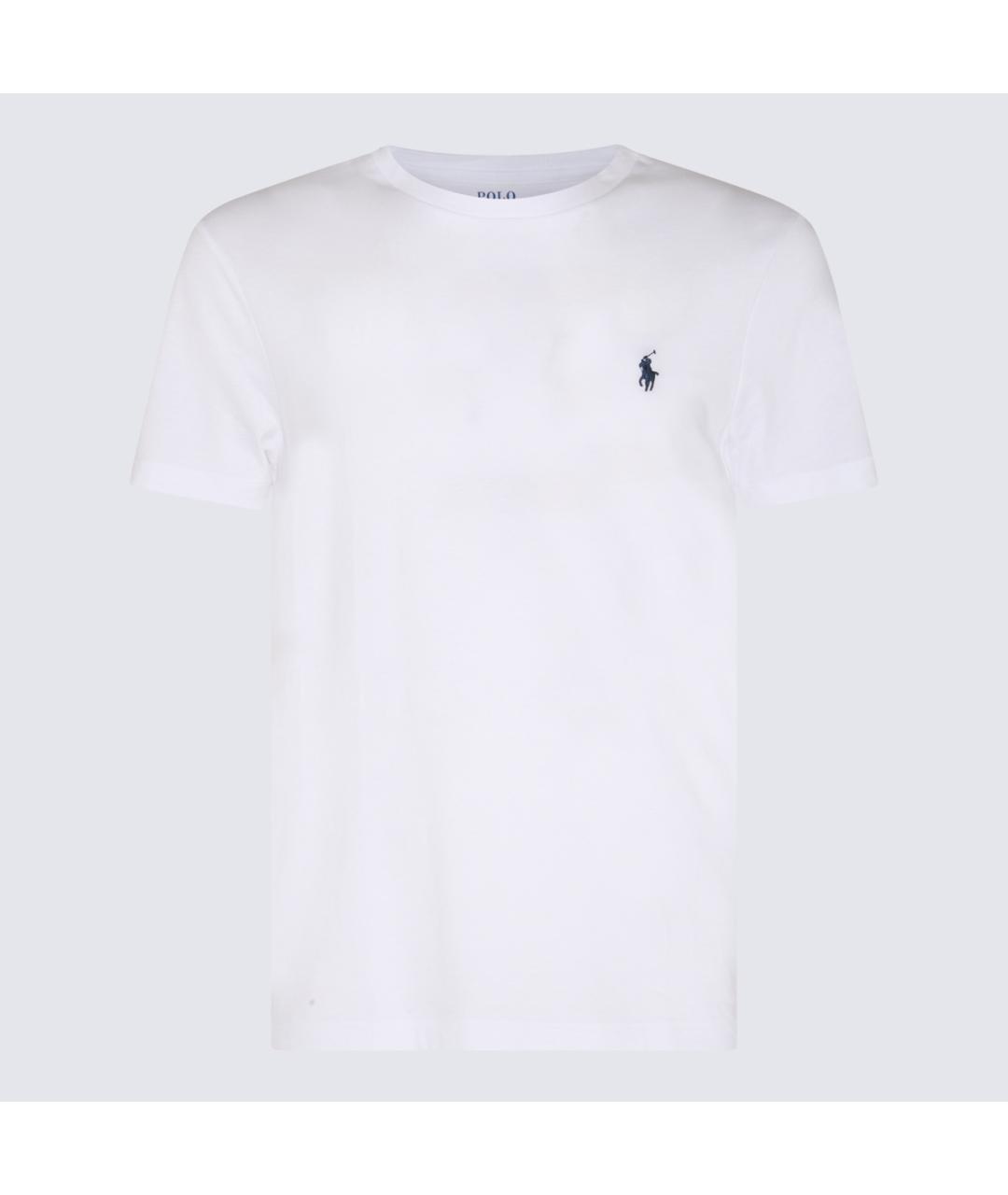 POLO RALPH LAUREN Белая хлопковая футболка, фото 3