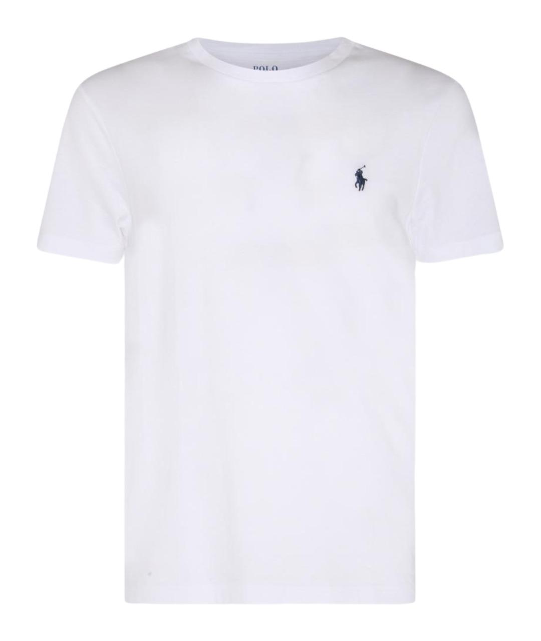 POLO RALPH LAUREN Белая хлопковая футболка, фото 1