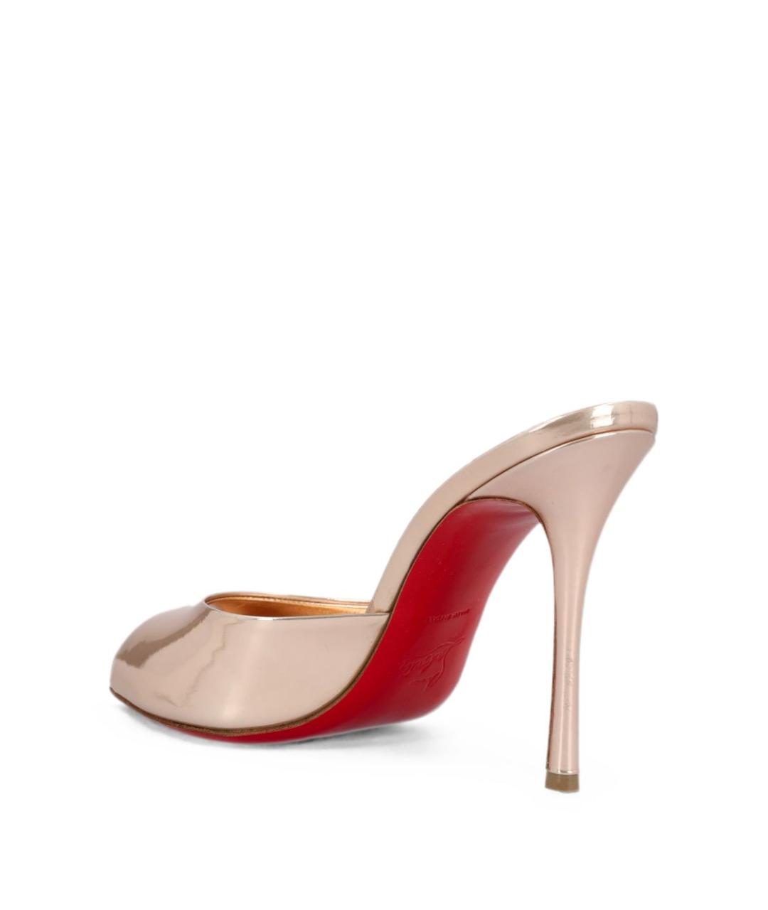 CHRISTIAN LOUBOUTIN Розовые мюли, фото 4