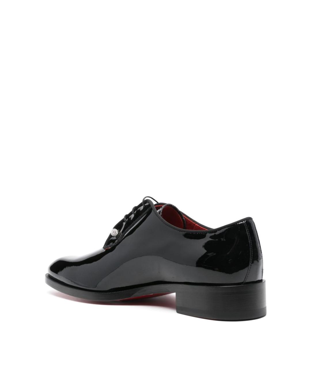 CHRISTIAN LOUBOUTIN Черные низкие ботинки, фото 2