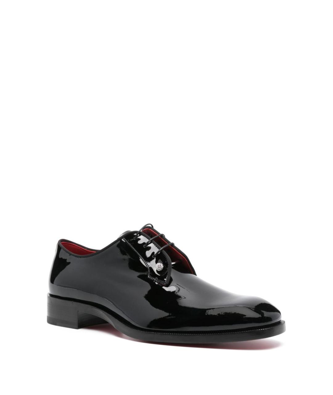 CHRISTIAN LOUBOUTIN Черные низкие ботинки, фото 4