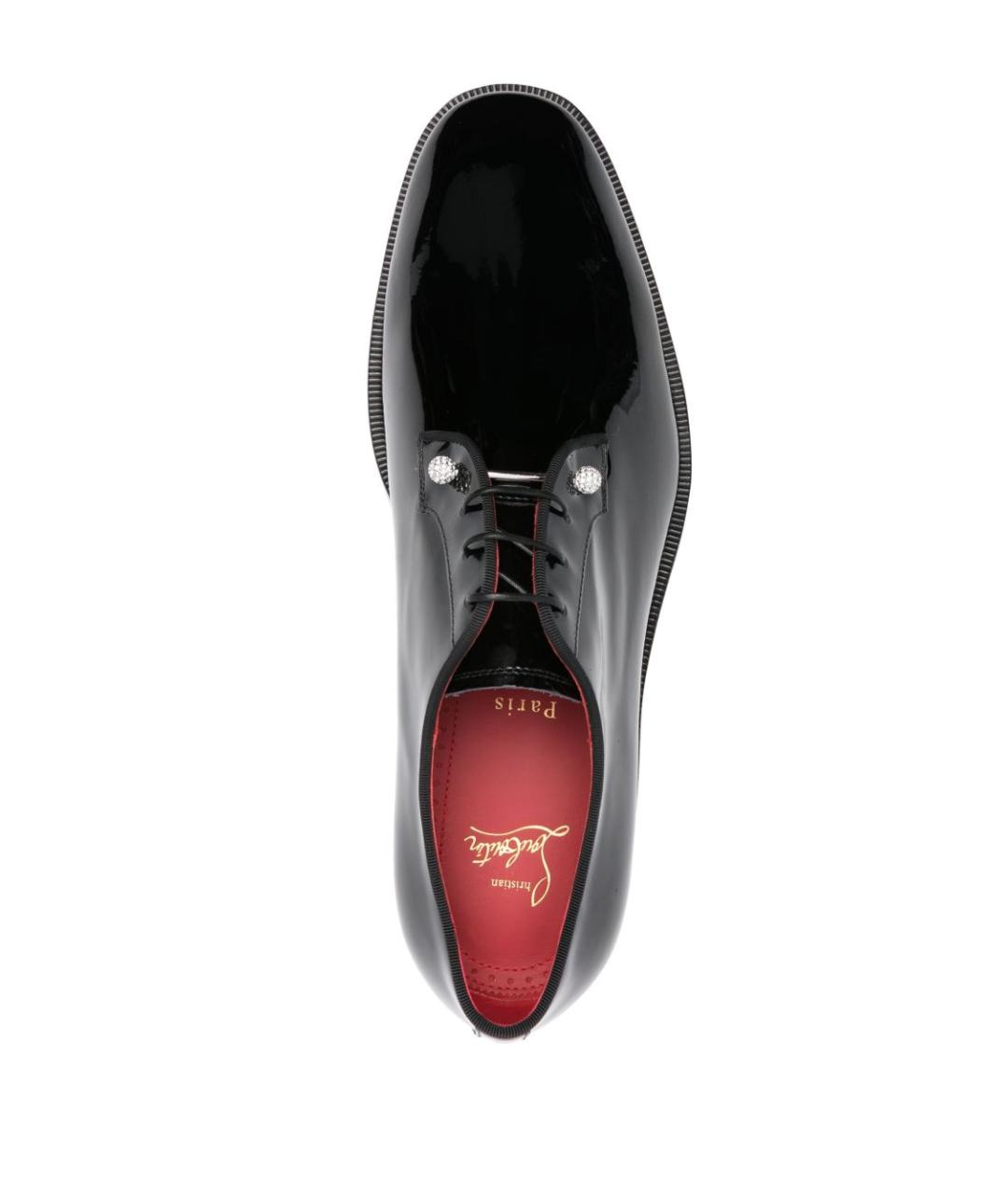 CHRISTIAN LOUBOUTIN Черные низкие ботинки, фото 3