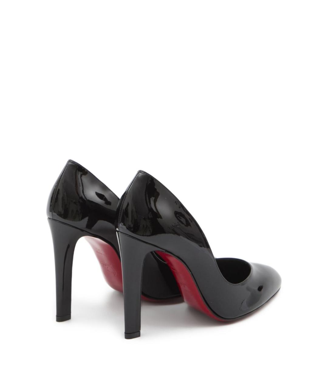 CHRISTIAN LOUBOUTIN Черные кожаные туфли, фото 5