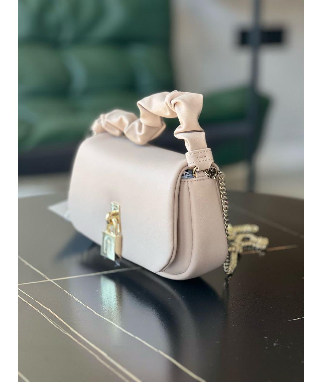 FURLA Бежевая кожаная сумка через плечо, фото 2