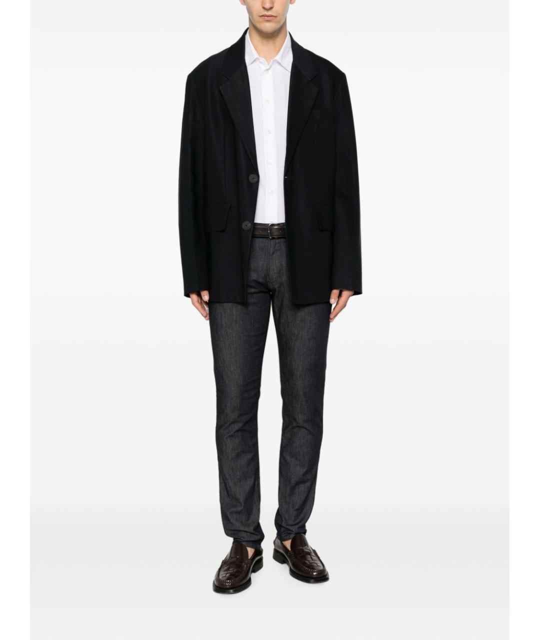 EMPORIO ARMANI Белая хлопковая классическая рубашка, фото 5