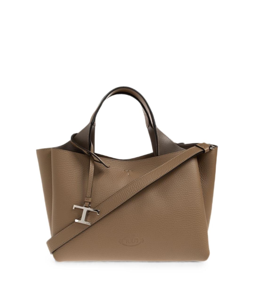 TOD'S Серая сумка тоут, фото 1