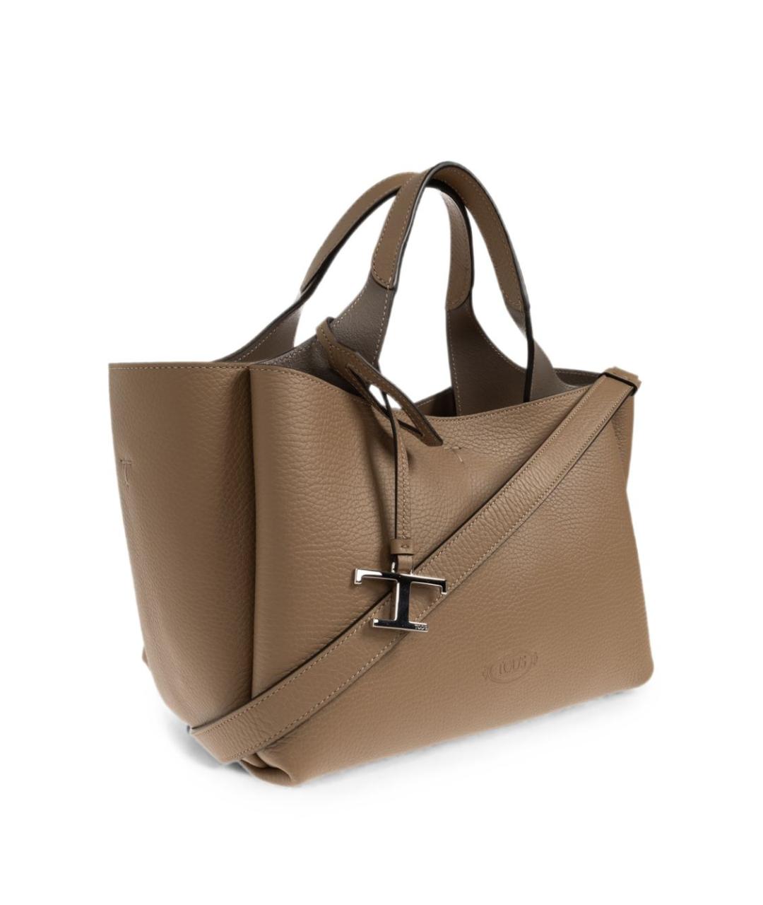 TOD'S Серая сумка тоут, фото 6