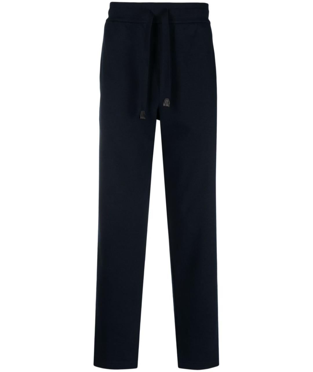 BRIONI Синие хлопковые повседневные брюки, фото 1