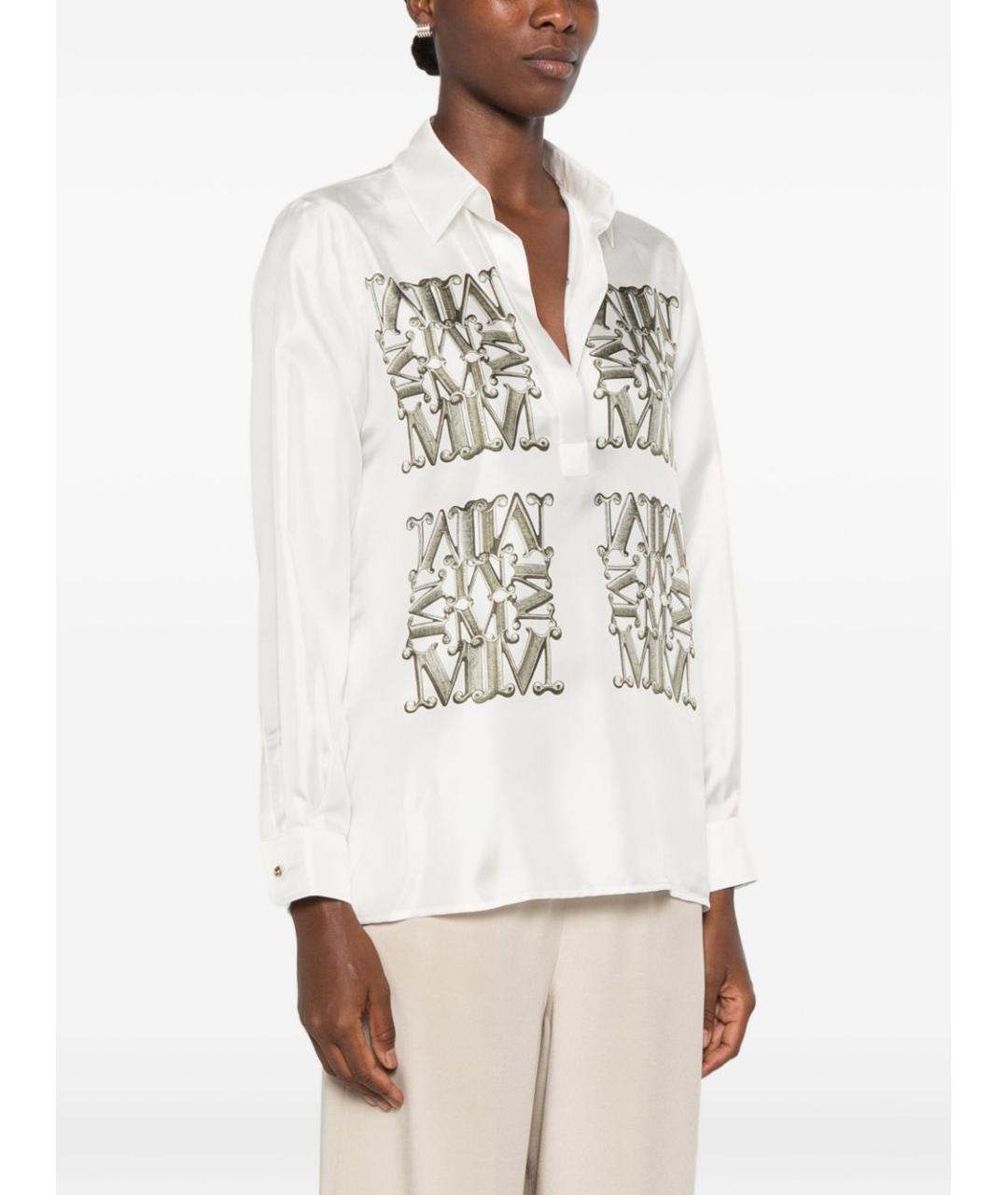 MAX MARA Хаки рубашка, фото 2