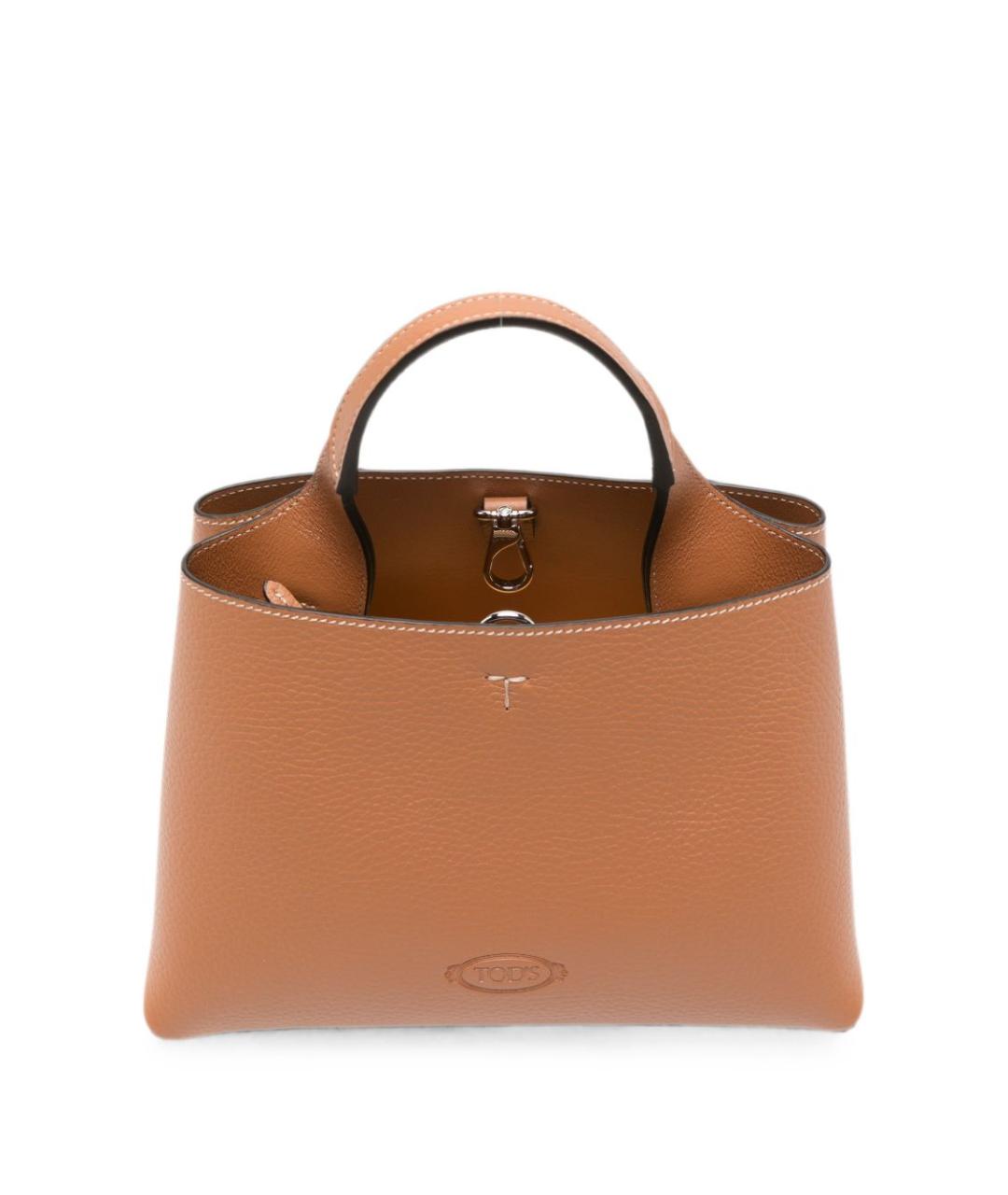 TOD'S Коричневая сумка тоут, фото 4