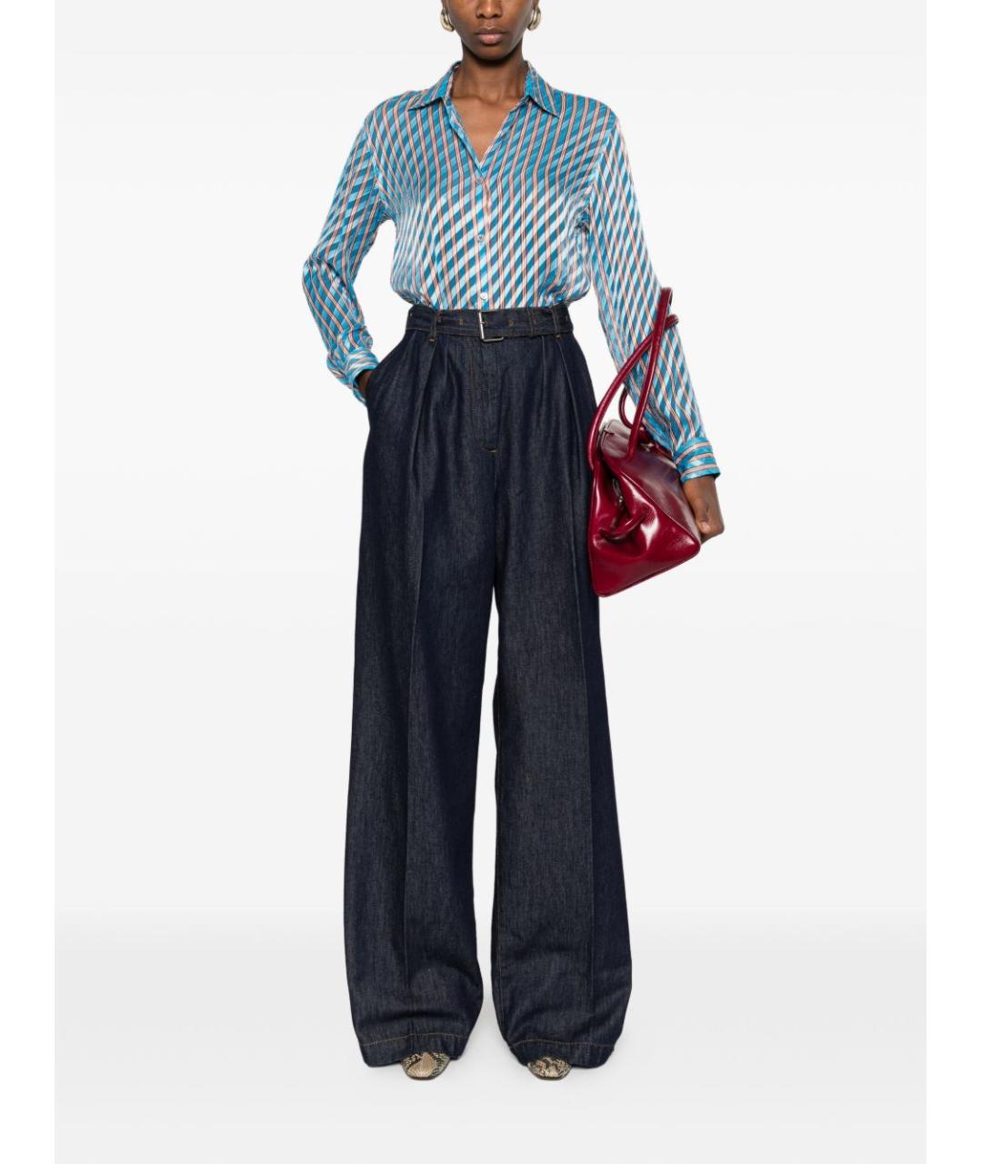 DRIES VAN NOTEN Мульти вискозная рубашка, фото 4