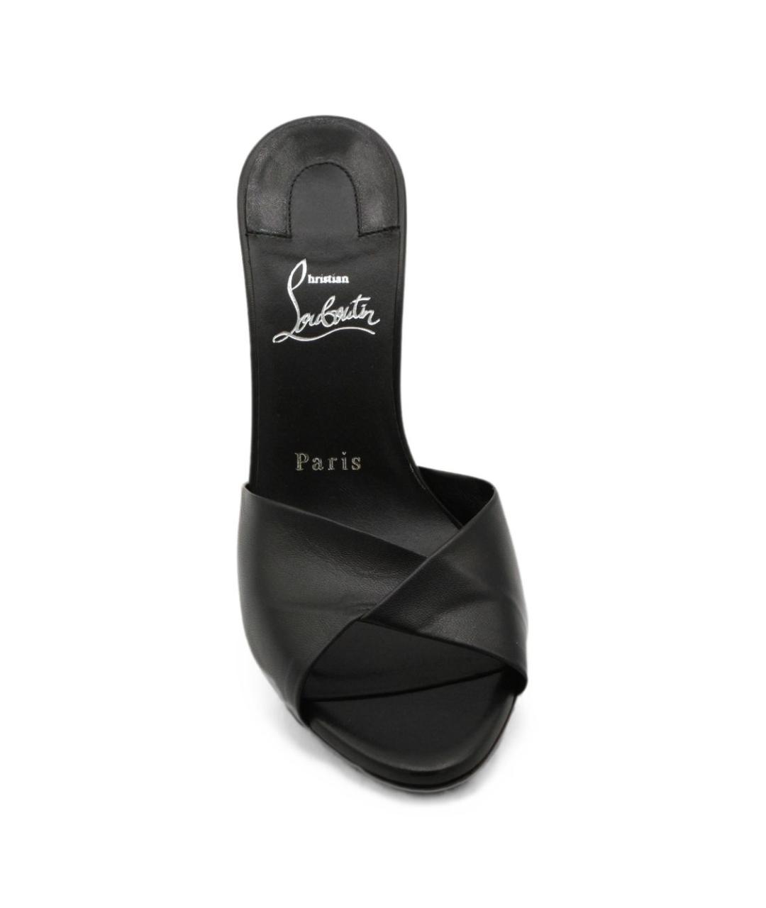 CHRISTIAN LOUBOUTIN Черные мюли, фото 2
