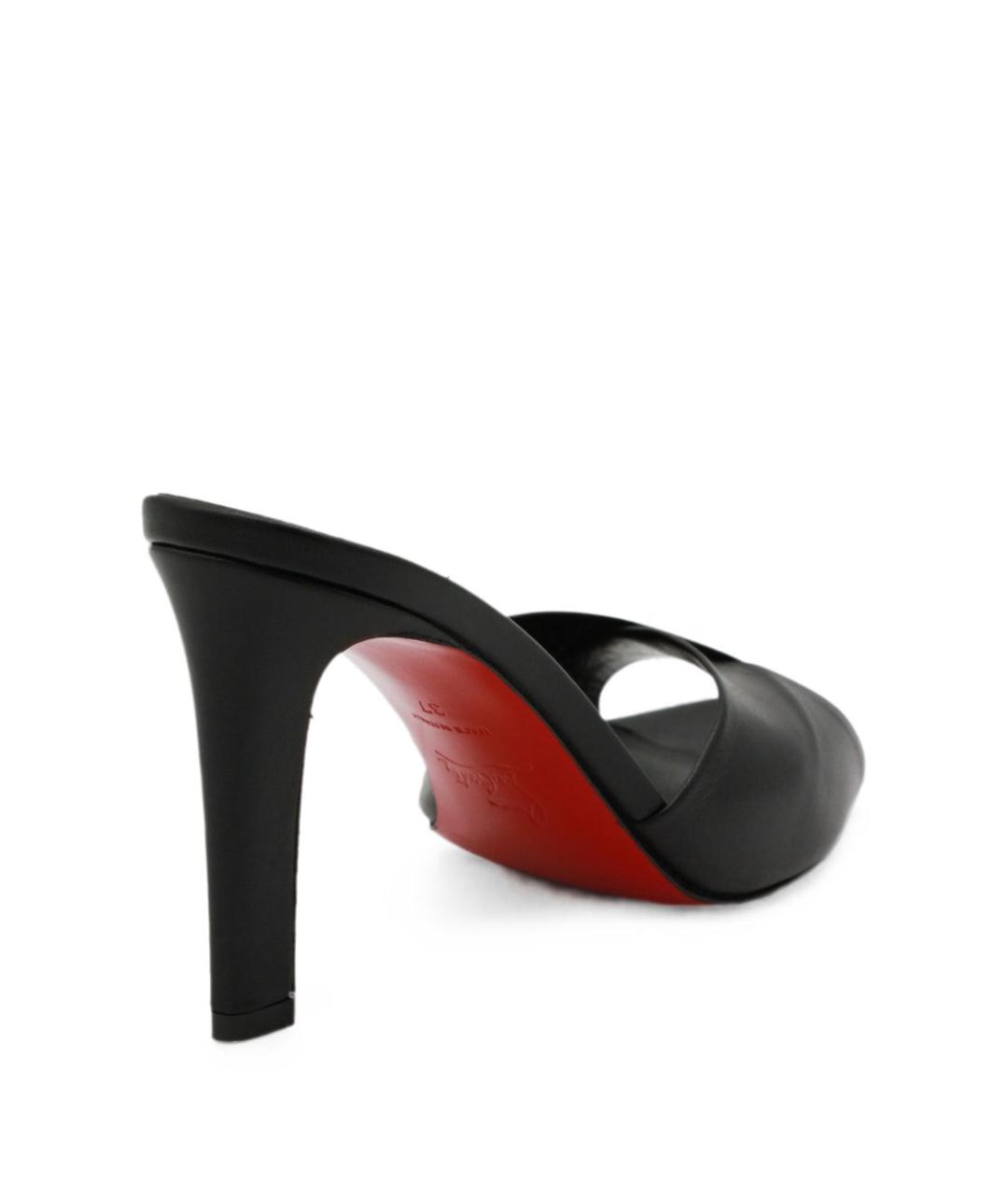 CHRISTIAN LOUBOUTIN Черные мюли, фото 3