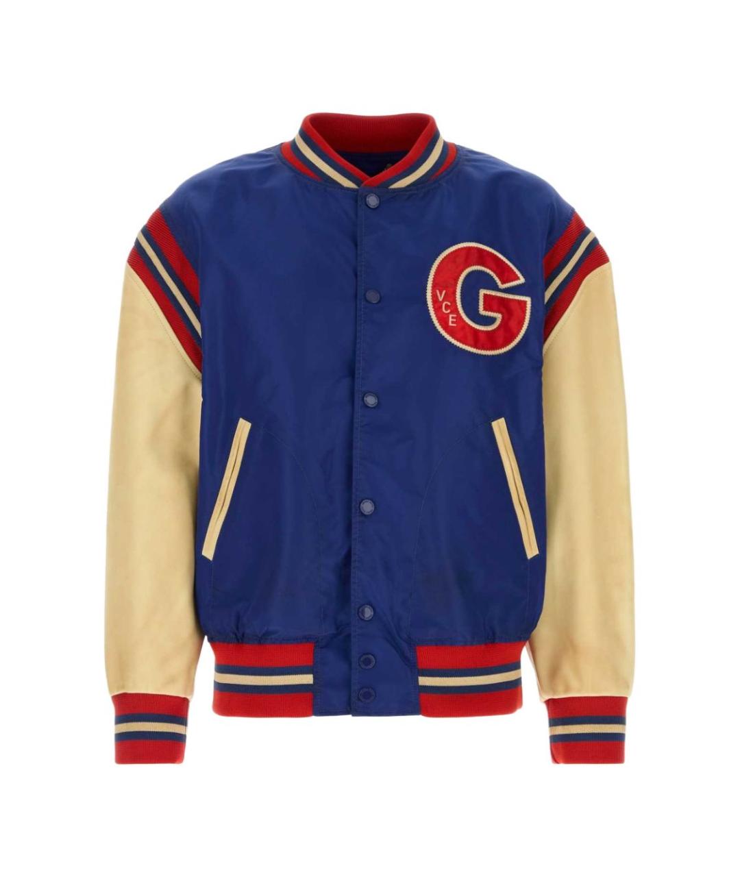 GOLDEN GOOSE Синяя полиамидовая куртка, фото 1