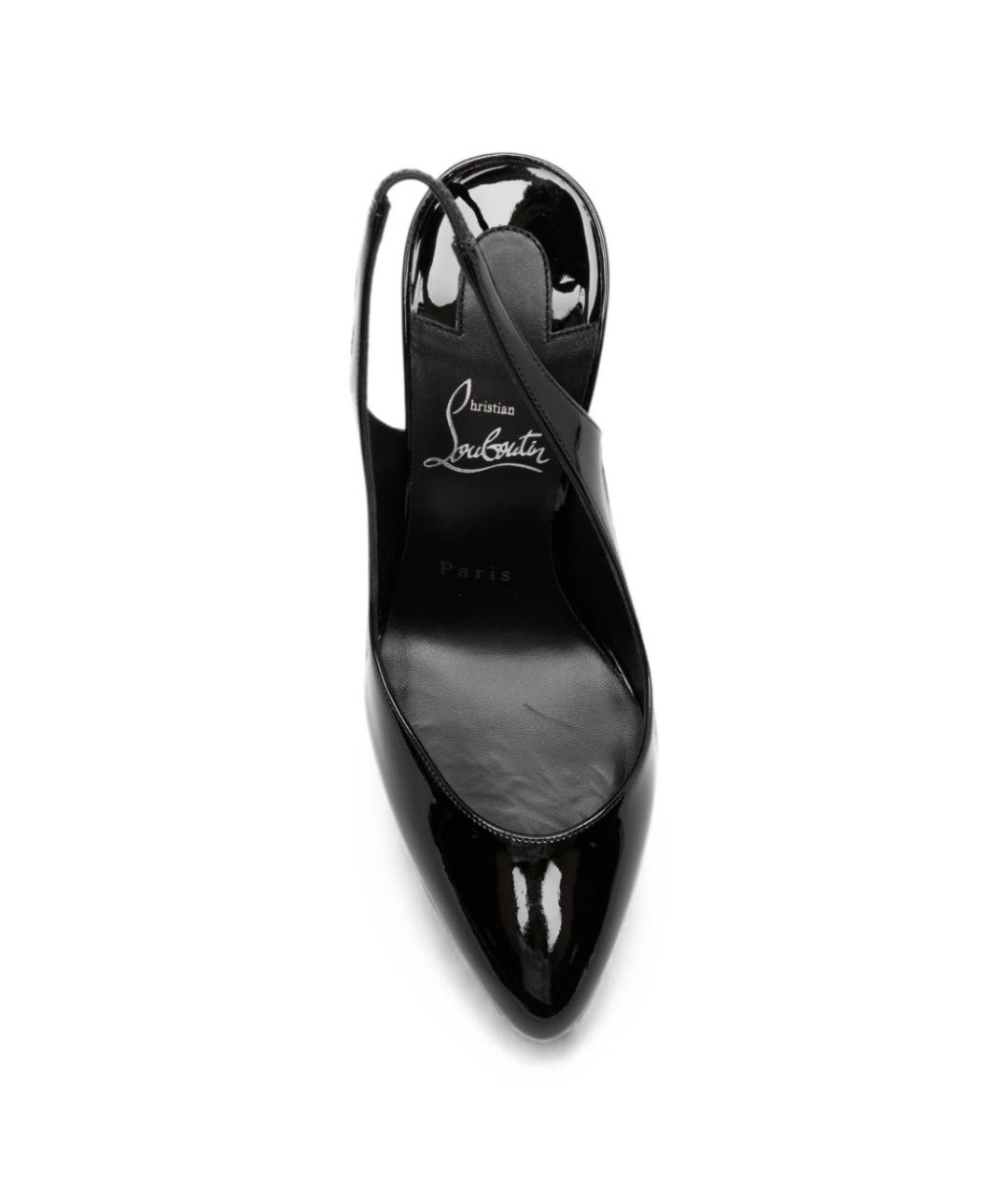 CHRISTIAN LOUBOUTIN Черные туфли из лакированной кожи, фото 2