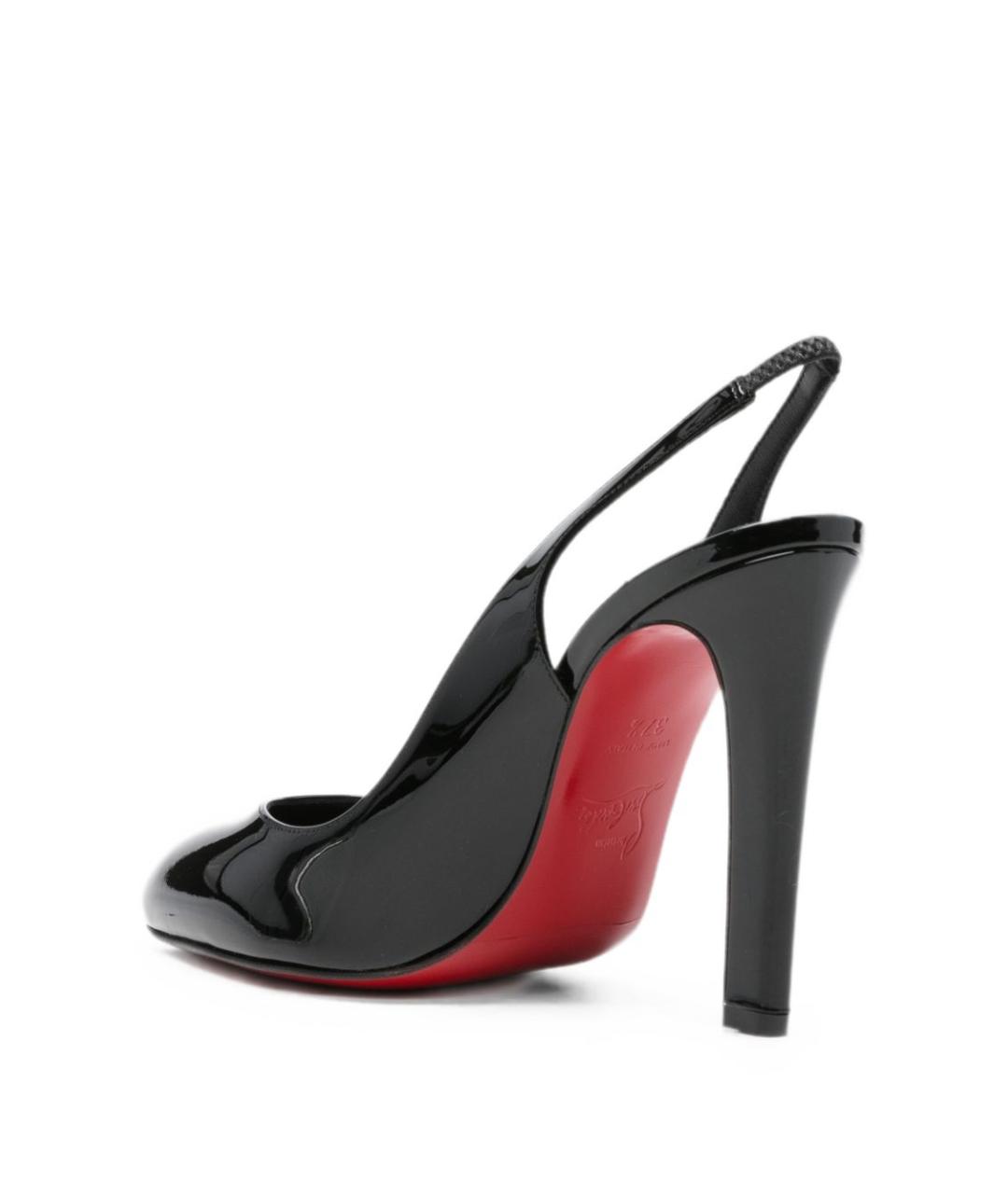 CHRISTIAN LOUBOUTIN Черные туфли из лакированной кожи, фото 3