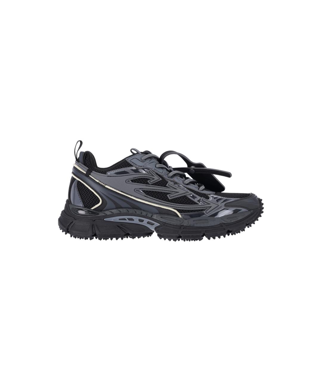 OFF-WHITE Мульти текстильные низкие кроссовки / кеды, фото 1