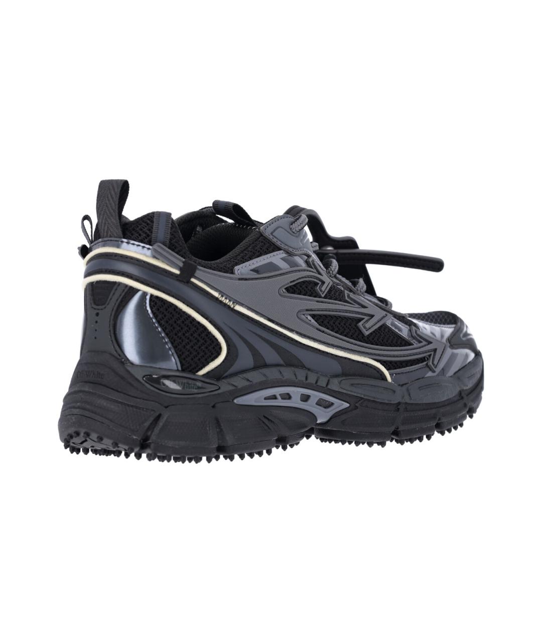 OFF-WHITE Мульти текстильные низкие кроссовки / кеды, фото 4