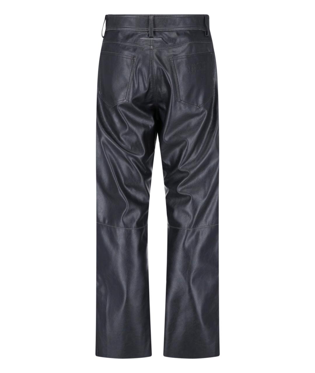 MM6 MAISON MARGIELA Черные прямые джинсы, фото 2